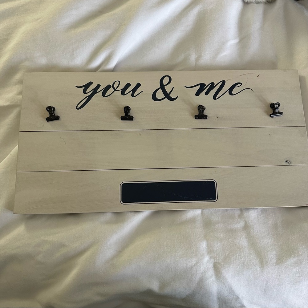 “You and Me” Photo Holder